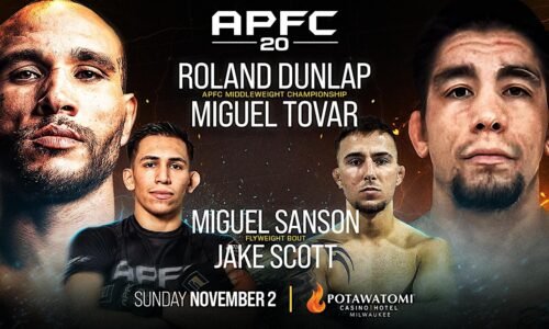 How to Watch APFC 20: Start Time, Main Card Preview & Results