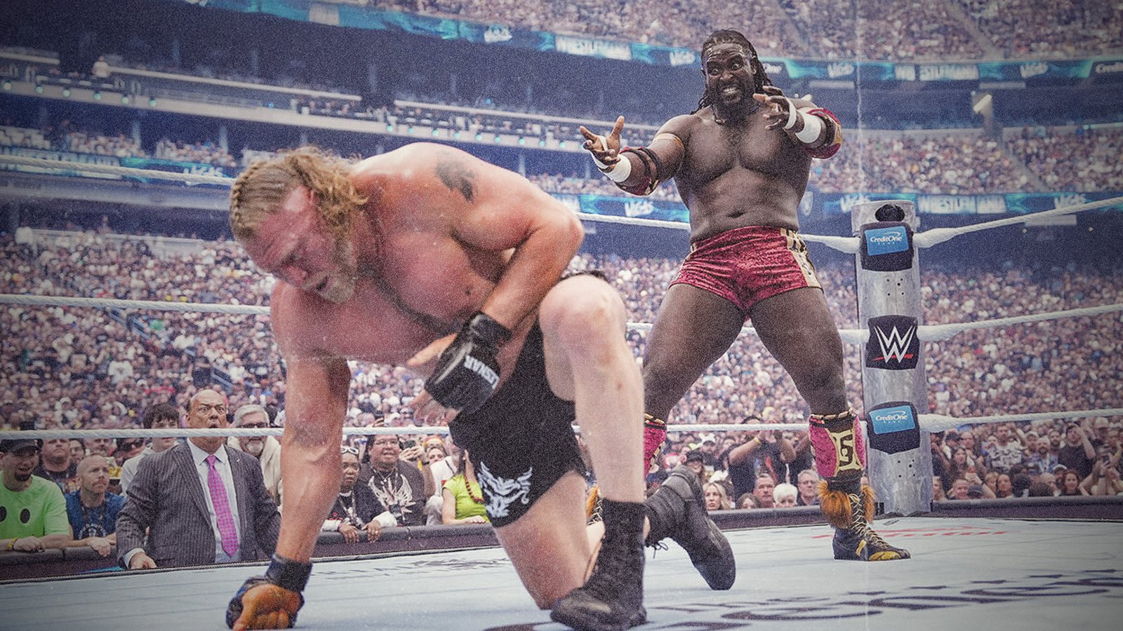 Oba Femi vs. Brock Lesnar