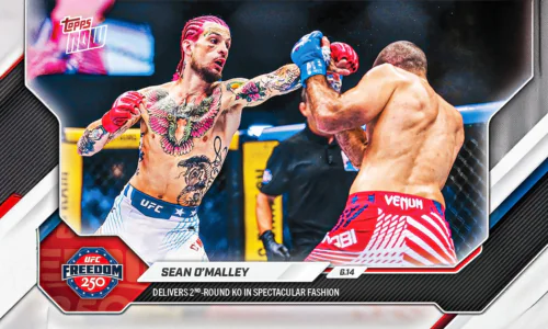 Topps Now Releases UFC Freedom 250 Trading Cards