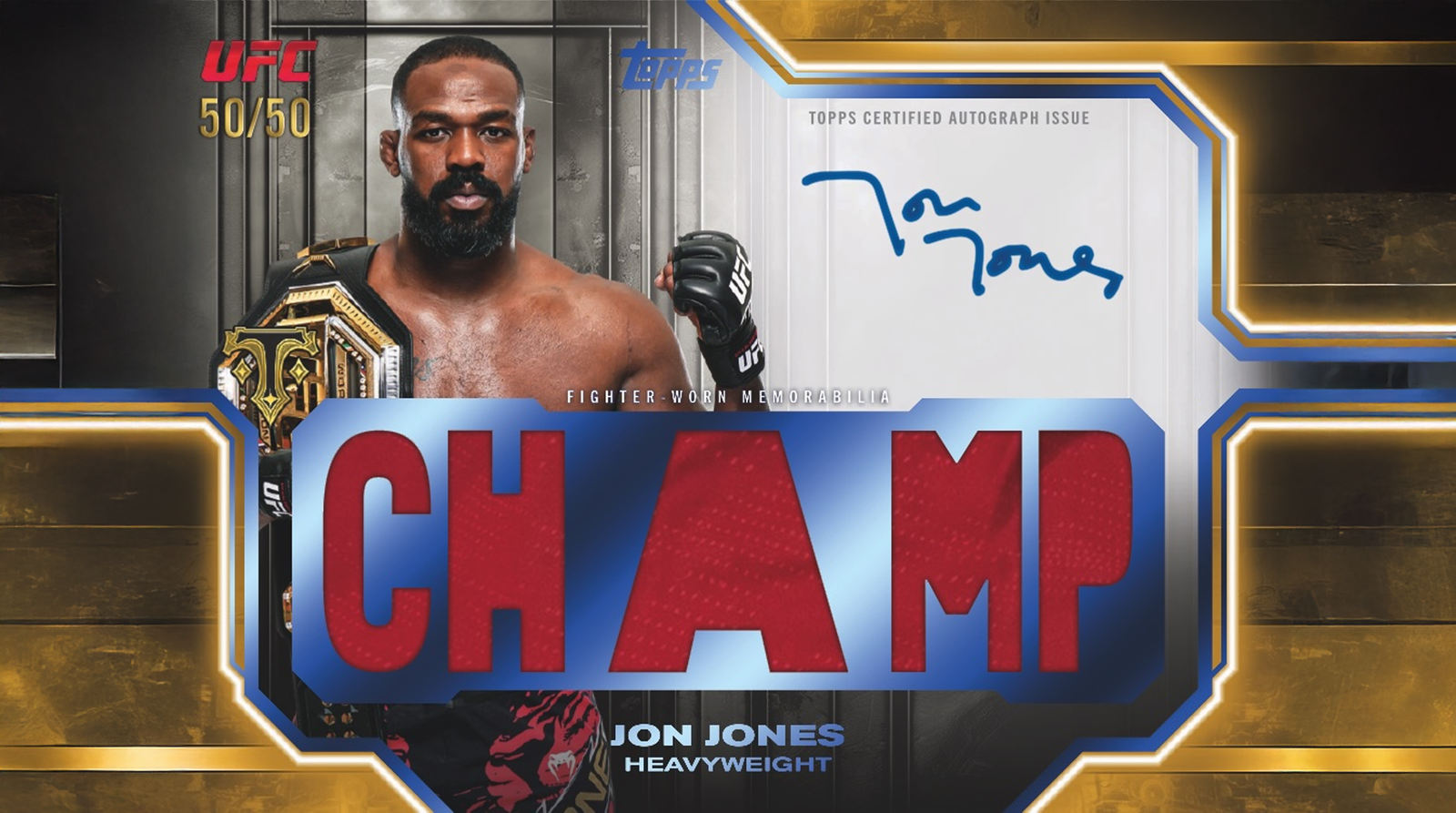 2026 Topps Knockout UFC Jon Jones /50